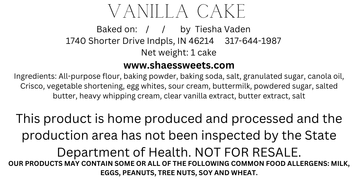 Cakes