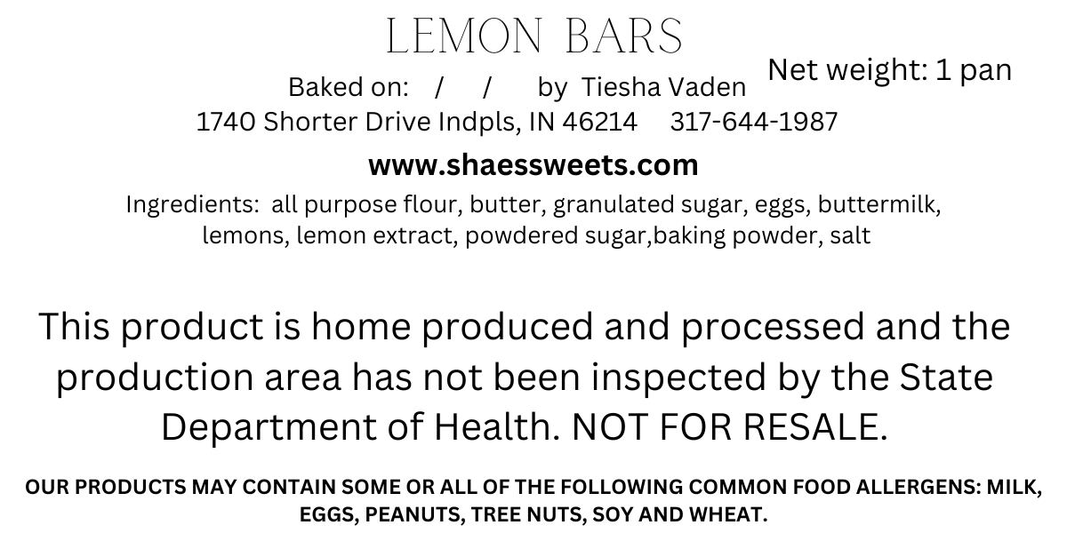 Lemon Bars