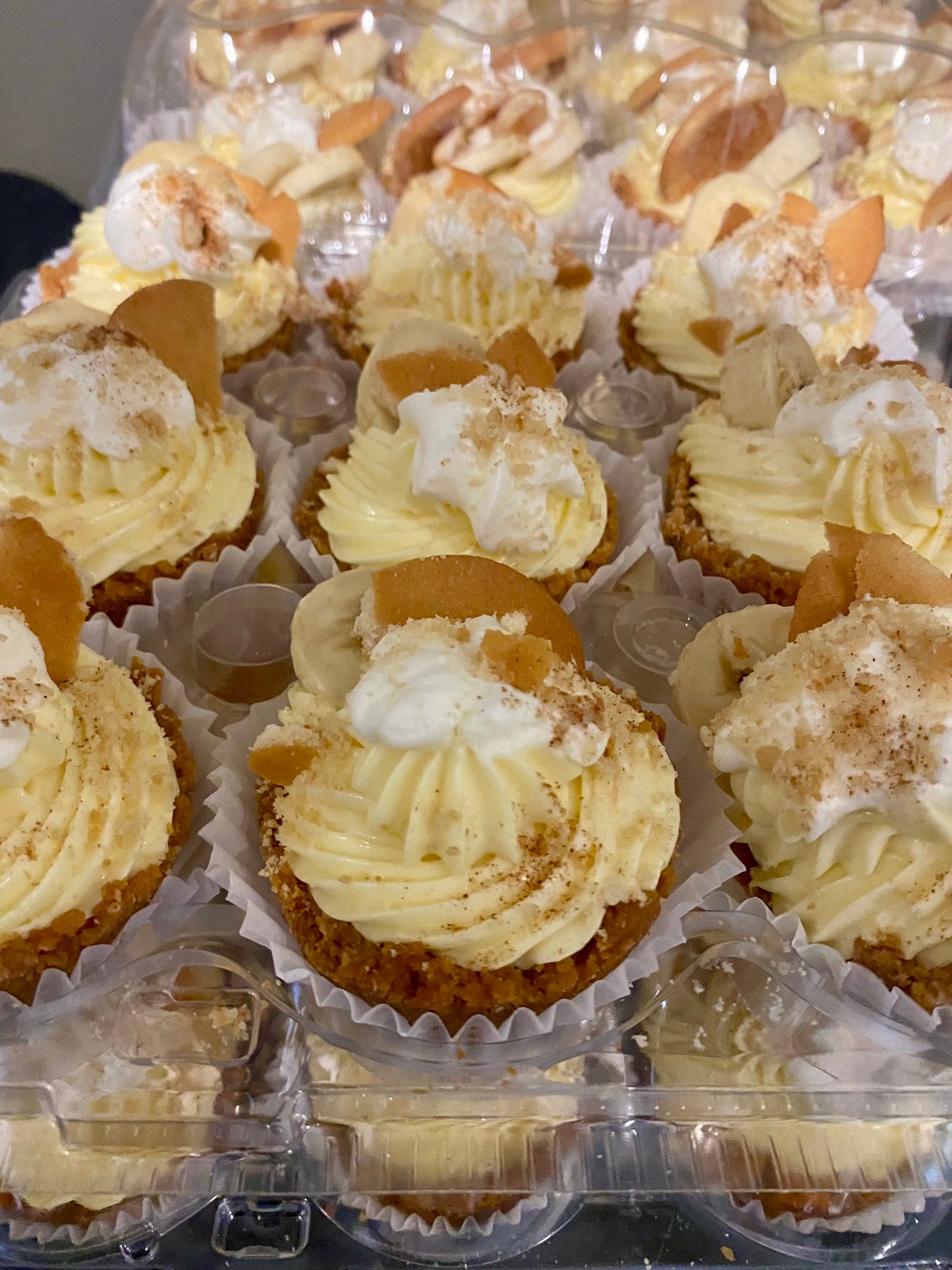 banana pudding cookie cups