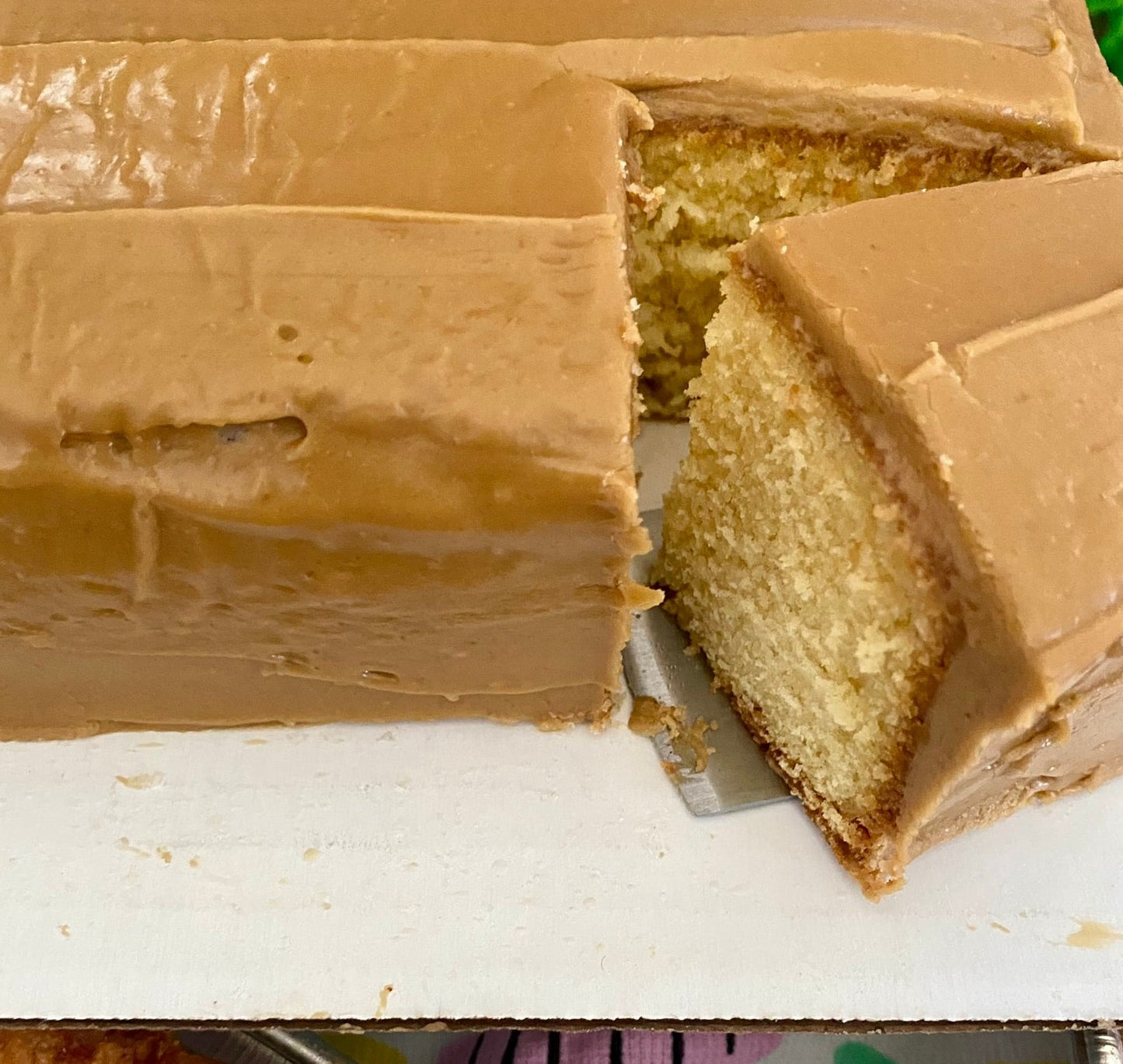 Southern Caramel Cake-Sheet Cake