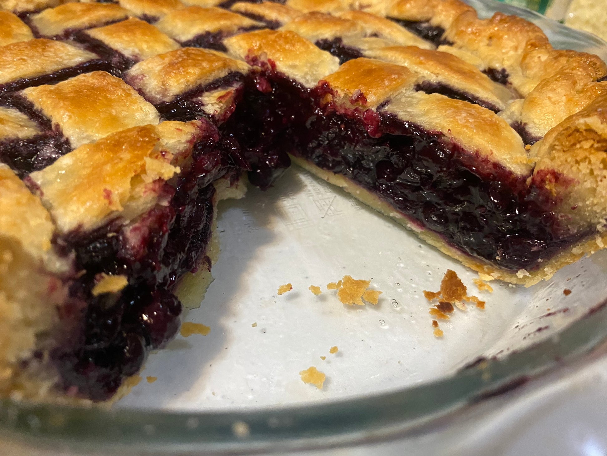 blueberry pie